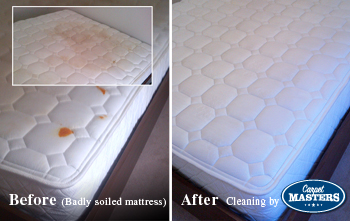 Carpet Masters Mattress Cleaning Before and After Photos