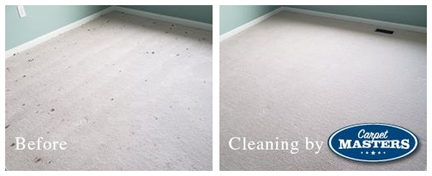 Carpet Cleaning by Carpet Masters, Before and After
