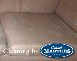 Couch After Cleaning by Carpet Masters