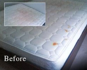 Dirty Mattress Before Cleaning by Carpet Masters