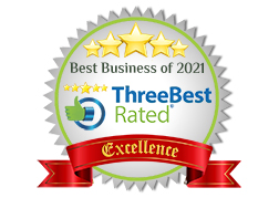 Best Business of 2021 Excellence Award, Three Best Rated