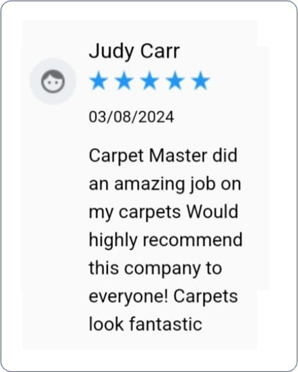 Review from Judy Carr
